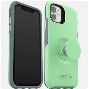 OtterBox + Pop Symmetry Series Case for iPhone 11 - Easy Open Box - Mint to Be
